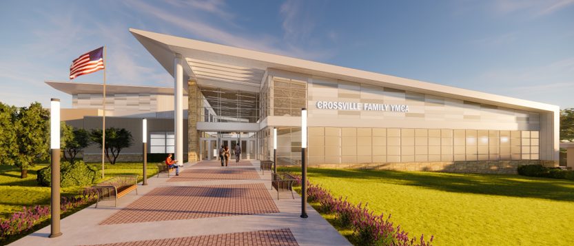 Rendering of the Crossville YMCA