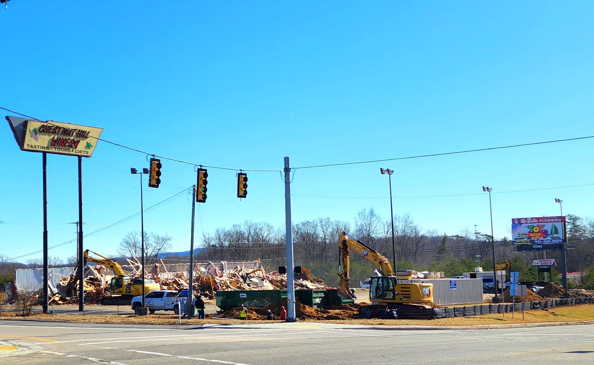 Image of Chestnut Hill Winery Demolition