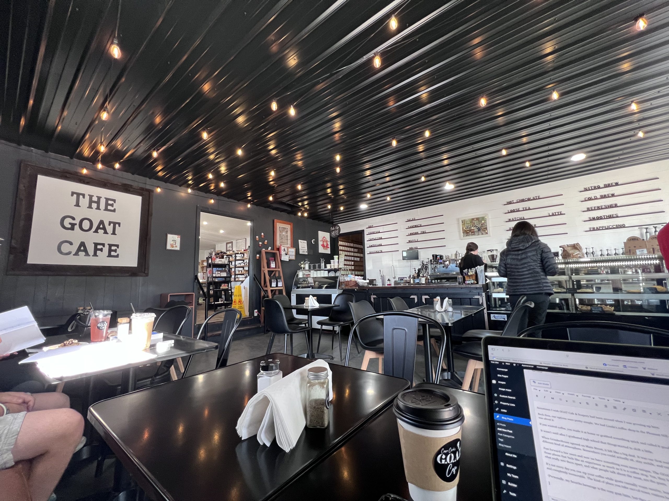 Image of the GOAT cafe in Crossville, TN