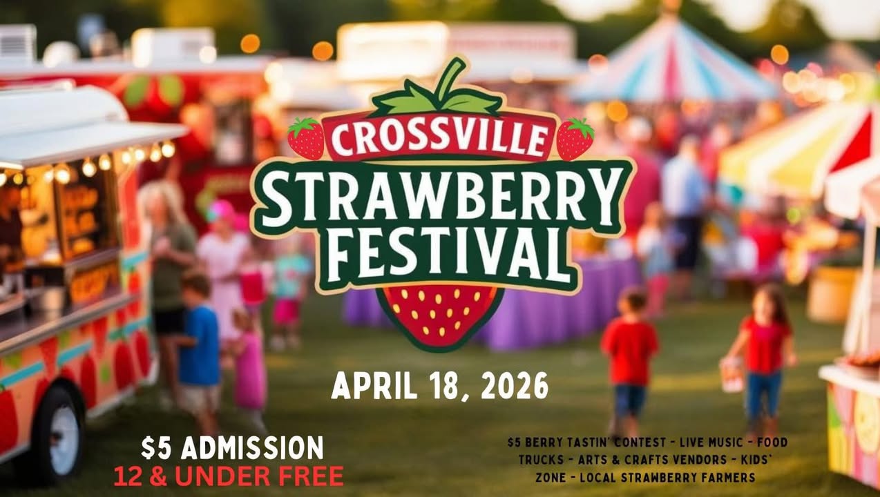 Image of the Crossville Strawberry Festival 2026 Flyer